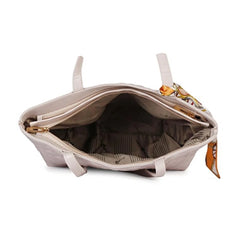 Women's Polyurethane Textured Shoulder Bag (lavender)