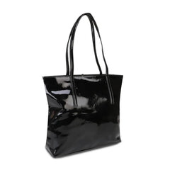 Black Mirror Shiny Trendy Tote Bag