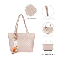 Women's Polyurethane Textured Shoulder Bag (lavender)