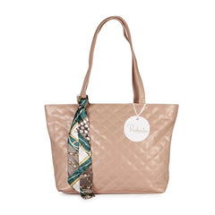 Women's Polyurethane Textured Shoulder Bag (Peach)