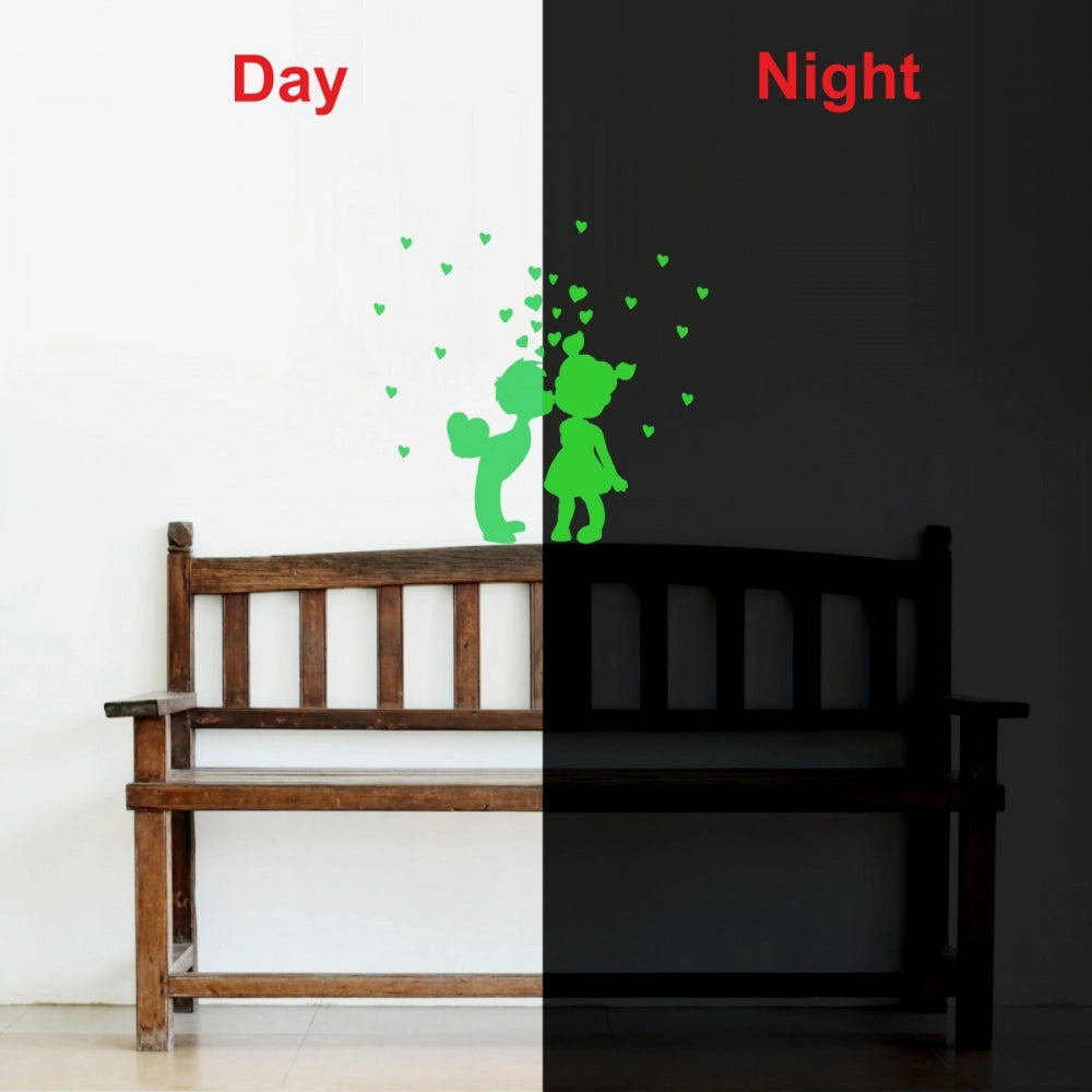 Green Galaxy of Stars Radium Wall Sticker