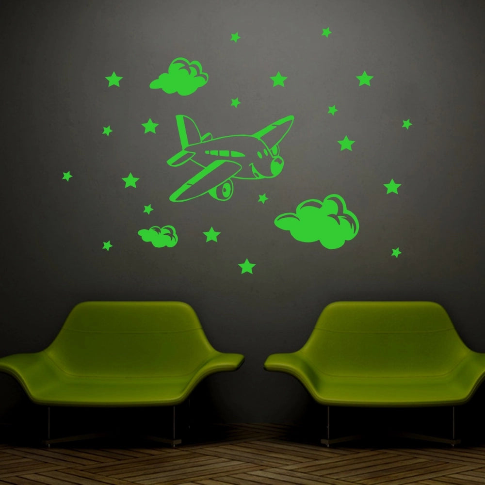 Green Kids Room Decor Radium Wall Sticker