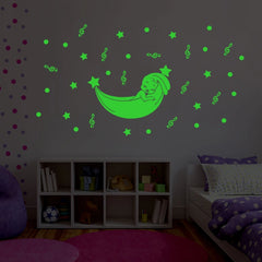 Green Kids Room Decor Radium Wall Sticker