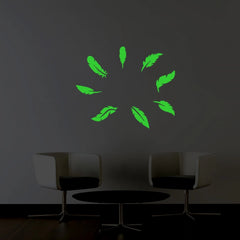 Green Leaf Radium Wall Sticker