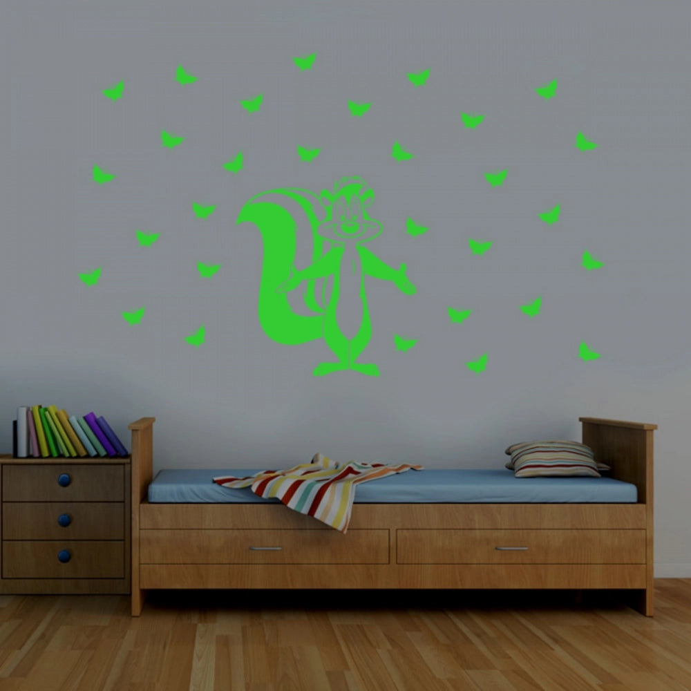 Green Kids Room Decor Radium Wall Sticker