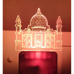 Taj Mahal AC Adapter Night Lamp