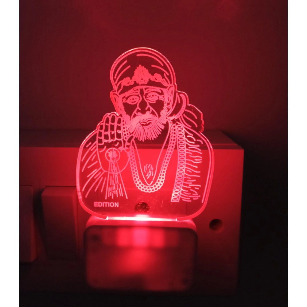 Shridi Sai Baba AC Adapter Night Lamp