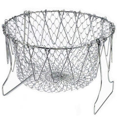 Foldable Strainer Chef Basket (Color: Assorted)