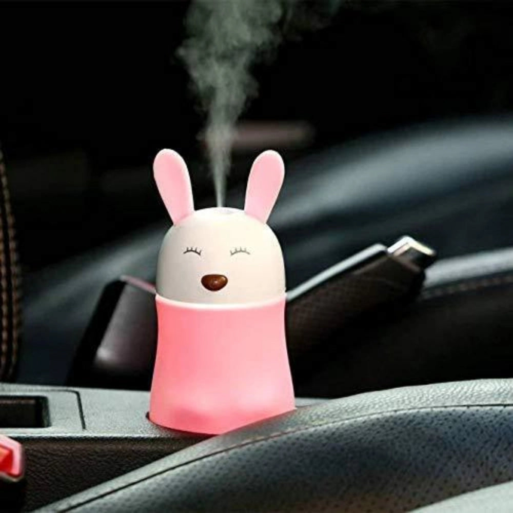 Lovely Rabbit Air Humidifier Usb Aroma Diffuse With Led Lamp