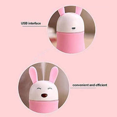 Lovely Rabbit Air Humidifier Usb Aroma Diffuse With Led Lamp