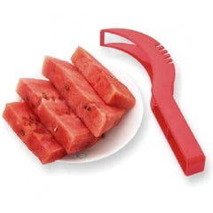 Pack of 3 Plastic Handle Watermelon Slicer Knife (Color: Assorted)