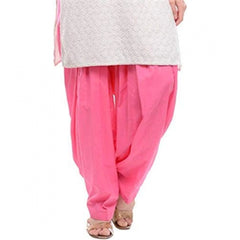 Cotton Solid Patiyala (Color:Baby Pink)