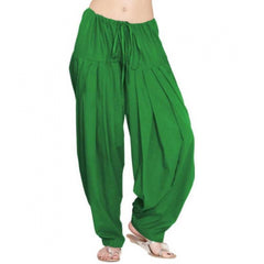 Cotton Solid Patiyala (Color:Green)