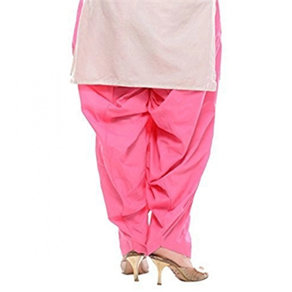 Cotton Solid Patiyala (Color:Baby Pink)