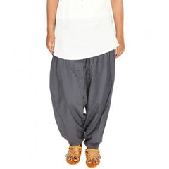 Cotton Solid Patiyala (Color:Smoke Grey)