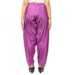 Cotton Solid Patiyala (Color:Violet)