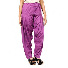 Cotton Solid Patiyala (Color:Violet)