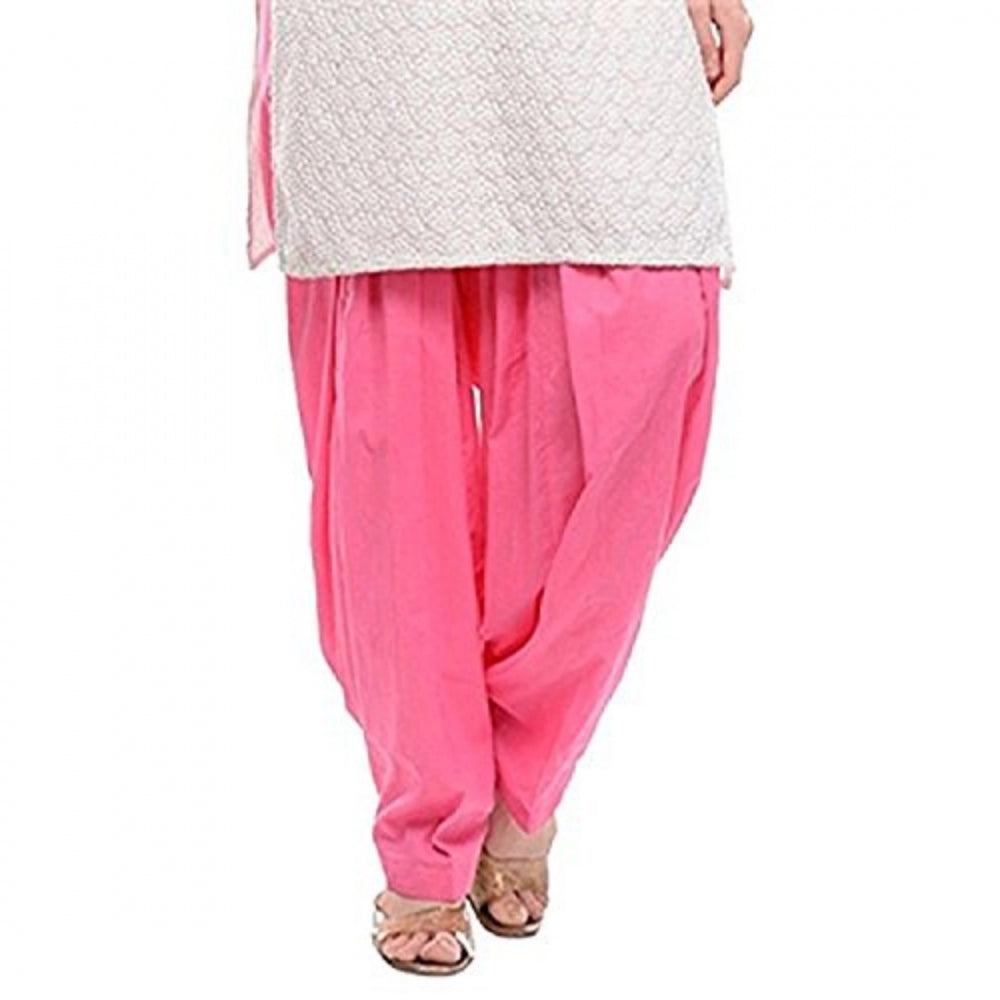 Cotton Solid Patiyala (Color:Baby Pink)