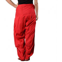 Cotton Solid Patiyala (Color:Red)