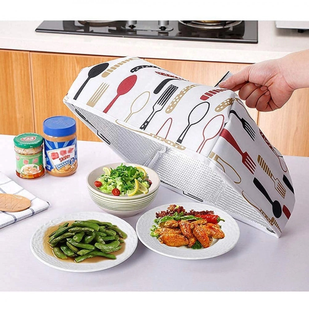 Foldable Insulated Food Cover with Table Hot Food Insulation Cover Dish Kitchen Food Cover  (Color: Assorted)