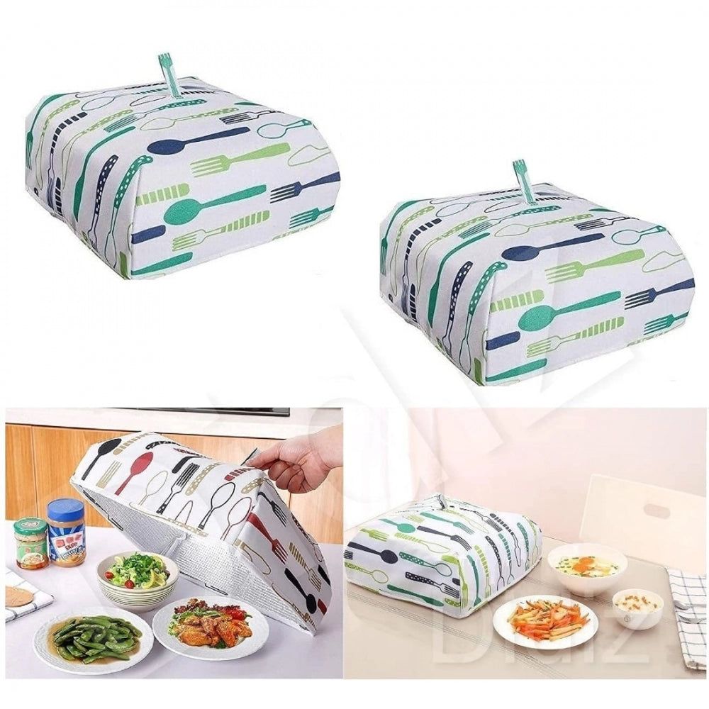 Foldable Insulated Food Cover with Table Hot Food Insulation Cover Dish Kitchen Food Cover  (Color: Assorted)