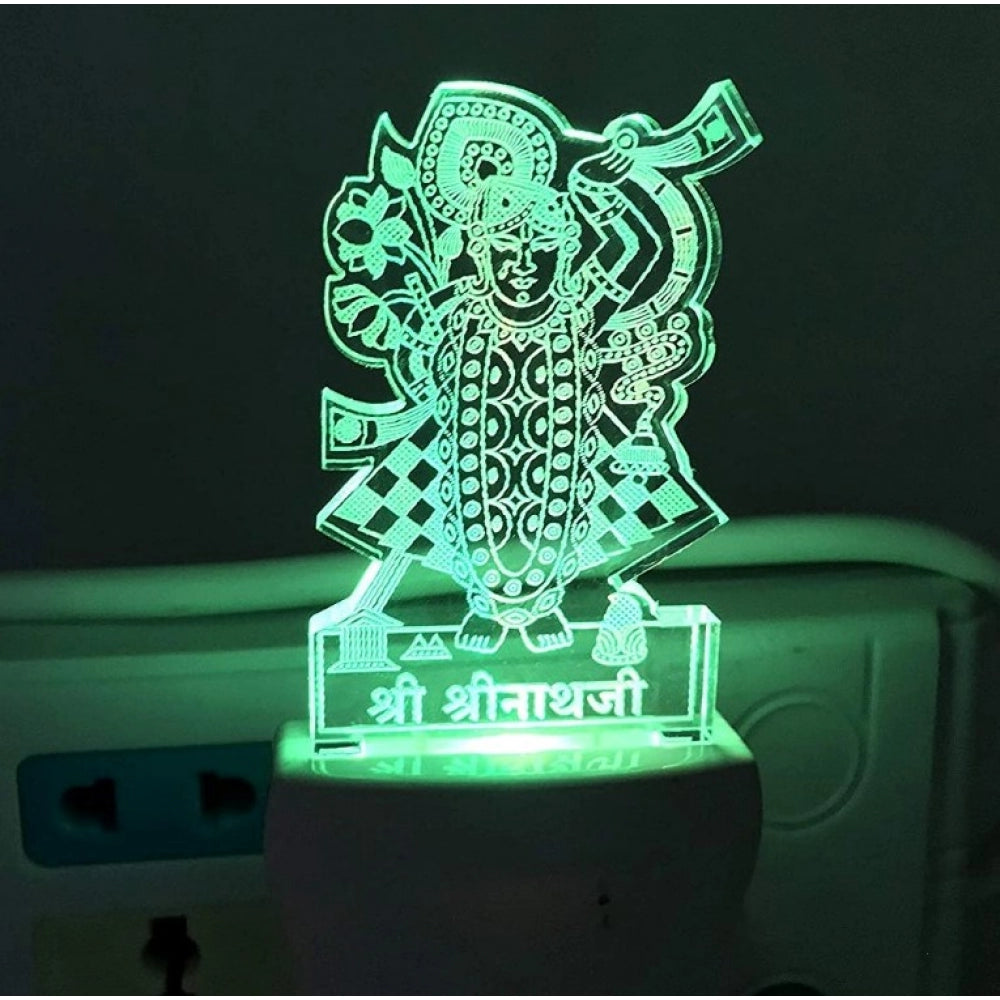 Shreenath Ji AC Adapter Night Lamp