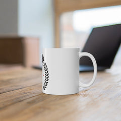 Ceramic 6th Anniversary Printed Coffee Mug (Color: White, Capacity:330ml)