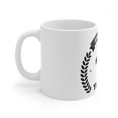 Ceramic 32nd Anniversary Printed Coffee Mug (Color: White, Capacity:330ml)