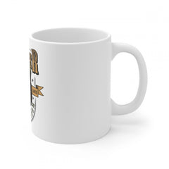 Ceramic Gorila Desing Printed Coffee Mug (Color: White, Capacity:330ml)