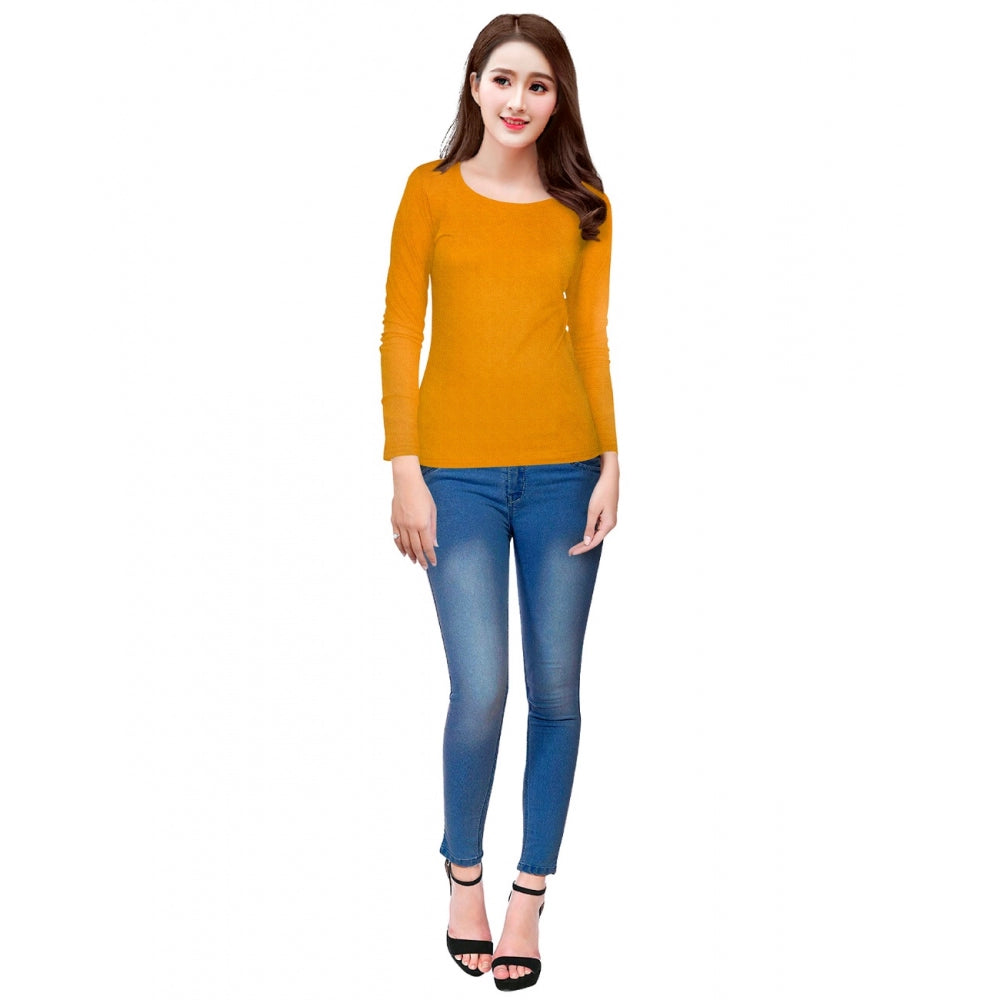 Western Wear Hosiery T Shirts (Yellow)