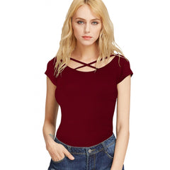 Western Wear Hosiery T Shirts (Maroon)