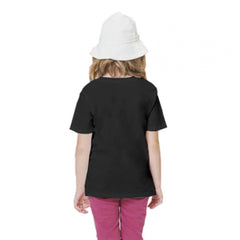 Girls Cotton Rowdy Baby Half Sleeve TShirt (Black)