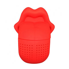 Tongue Shaped Big Lips Tea Maker Food Grade Silicone Tea Strainer (Assorted)