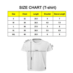 Men's PC Cotton 69th Birthday Printed T Shirt (Color: White, Thread Count: 180GSM)