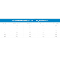 Dermawear SB-1104 Women's 4D Stretch Sports Bra (Skin)