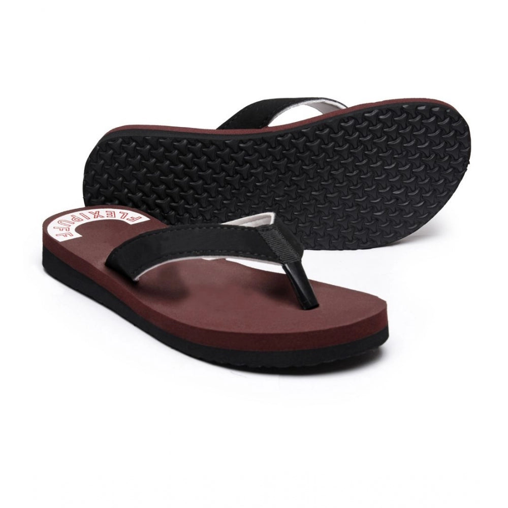 Unisex Rubber Comfortable Orthopedic Doctor Slipper and Flip Flops (Maroon)