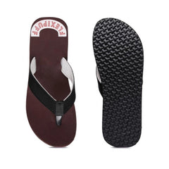 Unisex Rubber Comfortable Orthopedic Doctor Slipper and Flip Flops (Maroon)