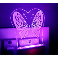 Classic Butterfly AC Adapter Night Lamp