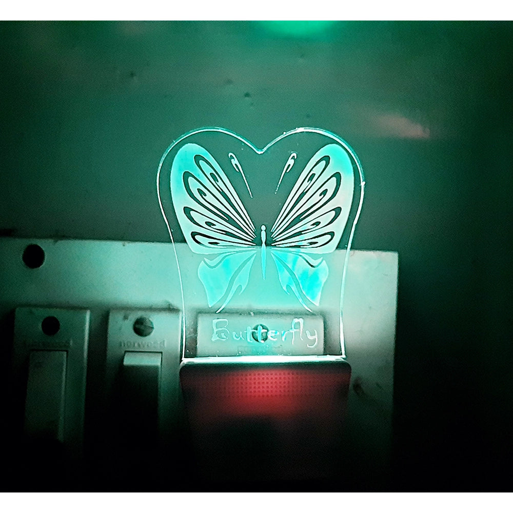 Classic Butterfly AC Adapter Night Lamp