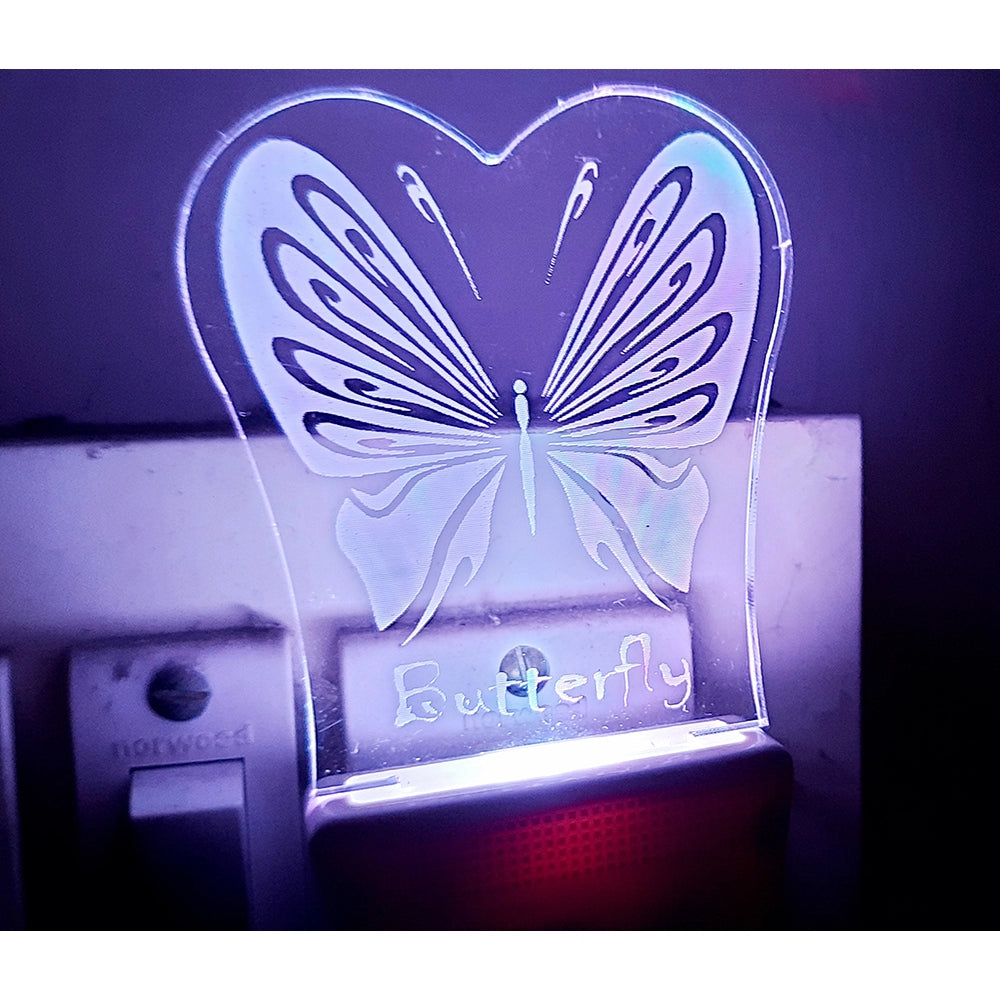 Classic Butterfly AC Adapter Night Lamp