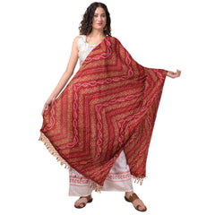 Chanderi Printed Dupatta (Multicolor, Length: 2.25 to 2.50 Mtr)