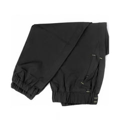 Men's Polyster Solid Track Pant-Lower (Black)