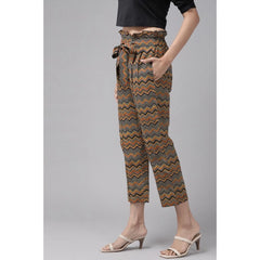 Casual Printed Cotton Trouser Pant (MultiColor)