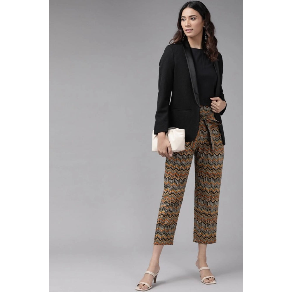 Casual Printed Cotton Trouser Pant (MultiColor)