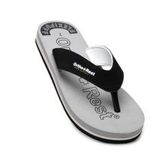 Unisex Rubber Comfortable Orthopedic Doctor Slipper and Flip Flops (Grey)