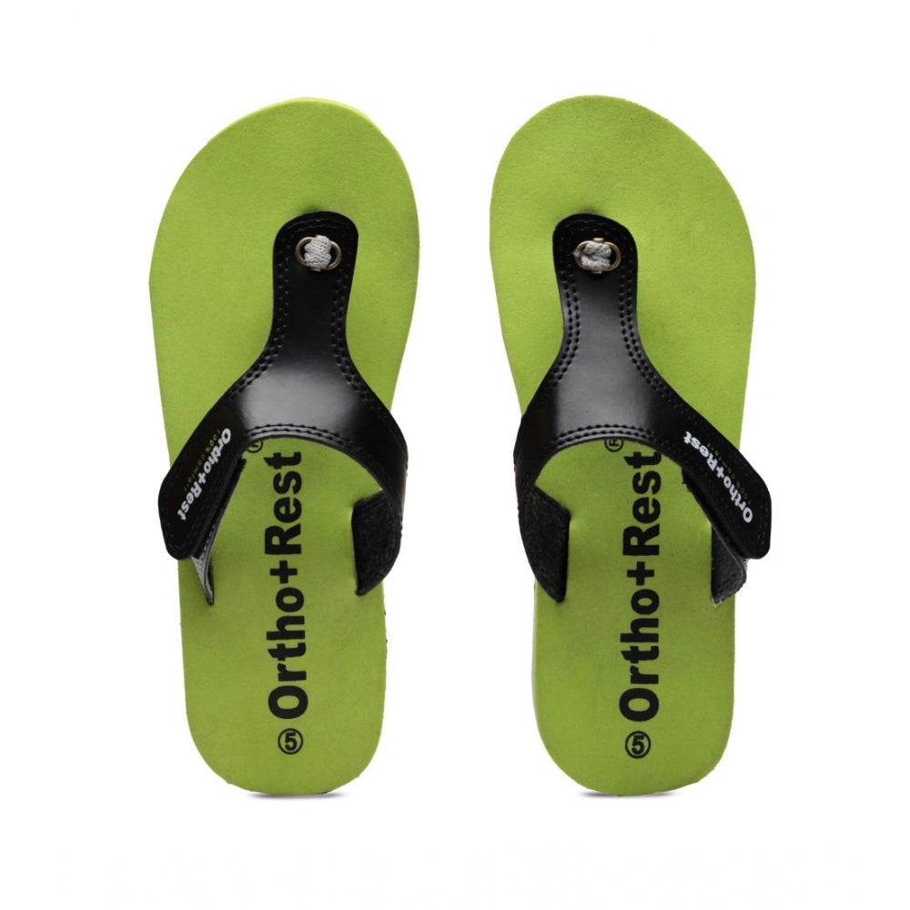 Unisex Rubber Comfortable Orthopedic Doctor Slipper and Flip Flops (Green)