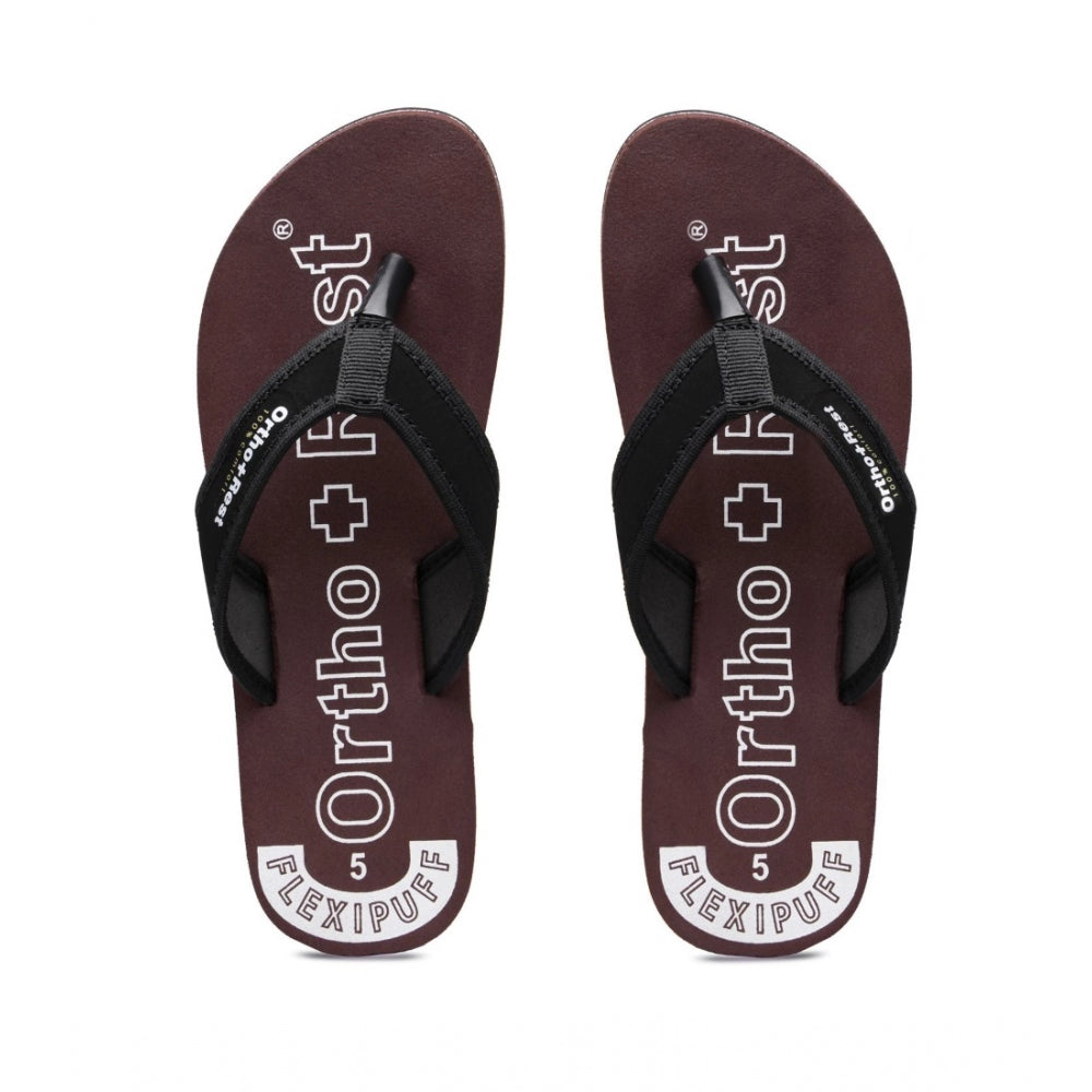 Unisex Rubber Comfortable Orthopedic Doctor Slipper and Flip Flops (Maroon)