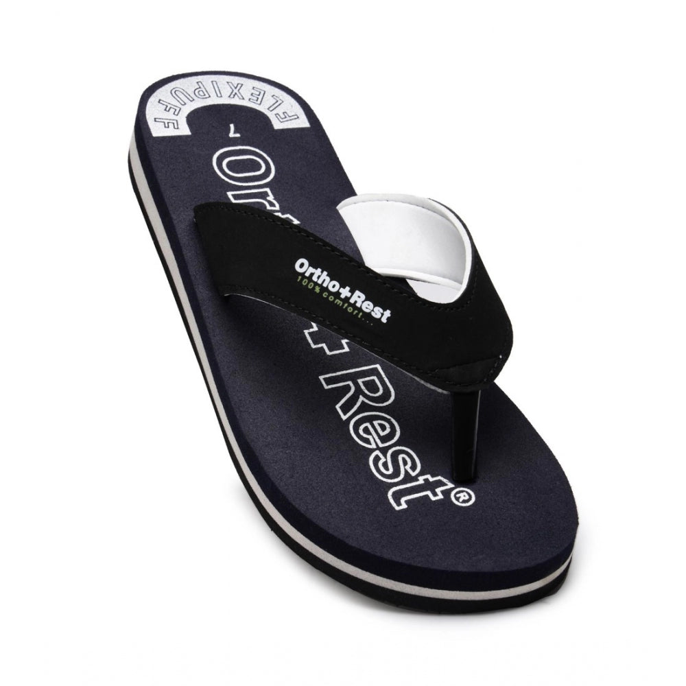 Unisex Rubber Comfortable Orthopedic Doctor Slipper and Flip Flops (Blue)