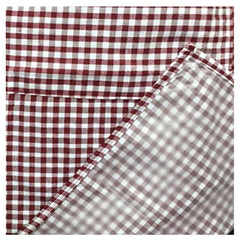 Checked Cotton Aprons (Maroon)