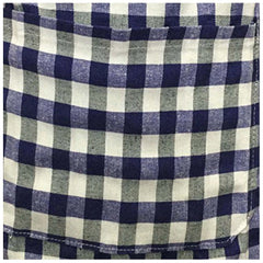 Checked Cotton Aprons (Blue)